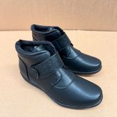 Wonder Walk Botines negros con velcro y forro polar · Foto 3