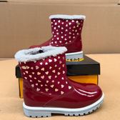 Dockers Botas infantiles con corazones dorados · Foto 1
