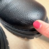 Rieker Botas militares de piel negra con cremallera · Foto 5