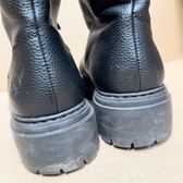 Rieker Botas militares de piel negra con cremallera · Foto 8