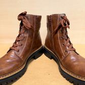 Rieker Botines de cuero sintético con cordones y hebilla · Foto 3