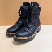 Rieker Botines negros con cordones estilo militar · Foto 1