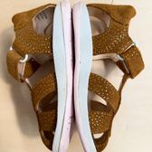 Camper Sandalias infantiles doradas con brillos · Foto 6
