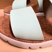 Camper Sandalias de piel color menta para mujer · Foto 16
