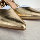 Even&Odd Even&Odd Tacones de tiras al tobillo doradas · Photo 6