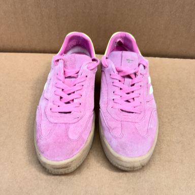 Tamaris · Sneakers ante rosa estilo retro · Rosa, Amarillo