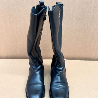 Tommy Hilfiger · Tommy Hilfiger Botas altas de cuero · Negro