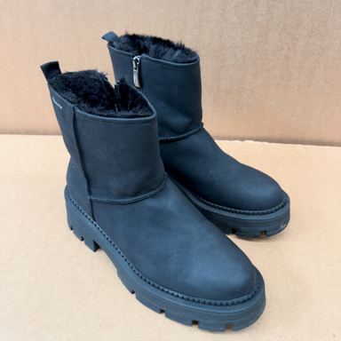 Tamaris · Botines forrados de lana con suela antideslizante · Azul marino