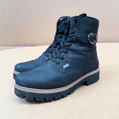 Rieker · Botines casuales con hebilla metálica · Azul marino