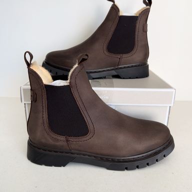 Tamaris · Botines Chelsea con forro polar · Marrón